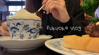 vlog｜福岡のおいしいもの🍽️ ビストロ喫茶店カフェ｜yorgo｜scc｜LEDAY購入品unboxing｜ボイプラにハマりまくった社会人の日常