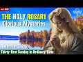 🔴 Rosary Sunday Glorious Mysteries of the Rosary November 3, 2024 Praying together