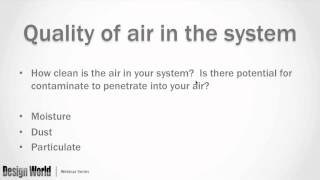 Pneumatics -- Choose the Best Valve for Optimum Performance (Webinar)