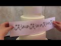 Spring Wedding Cake - Lambeth Over piping tutorial