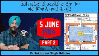 ਫੌਜ਼ੀ ਜਰਨੈਲਾਂ ਦੀ ਰਣਨੀਤੀ ਦਾ ਲੇਖਾ ਜੋਖਾ | ਅੱਗੋਂ ਸਿੰਘਾਂ ਨੇ ਪਾਸੜੇ ਮੋੜ ਸੁੱਟੇ  Dr. Sukhpreet Singh Udhoke