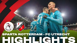 FC Utrecht VERSLAAT Sparta Rotterdam op Het Kasteel 🔥 | HIGHLIGHTS