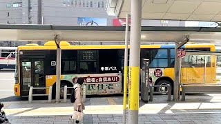 次々にバスがやってくる　鹿児島中央駅前路線バス発着集5　鹿児島交通　鹿児島市営バス　南国交通　JR九州バス