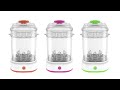 Baby Bottle Electric Steam Sterilizer and Dryer free combination sterilize four bottles at same time