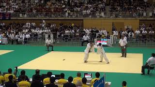 2016年IH 柔道 男子 66kg級 準決勝 原田健士（日体大荏原）vs 石郷岡秀征（桐蔭学園）