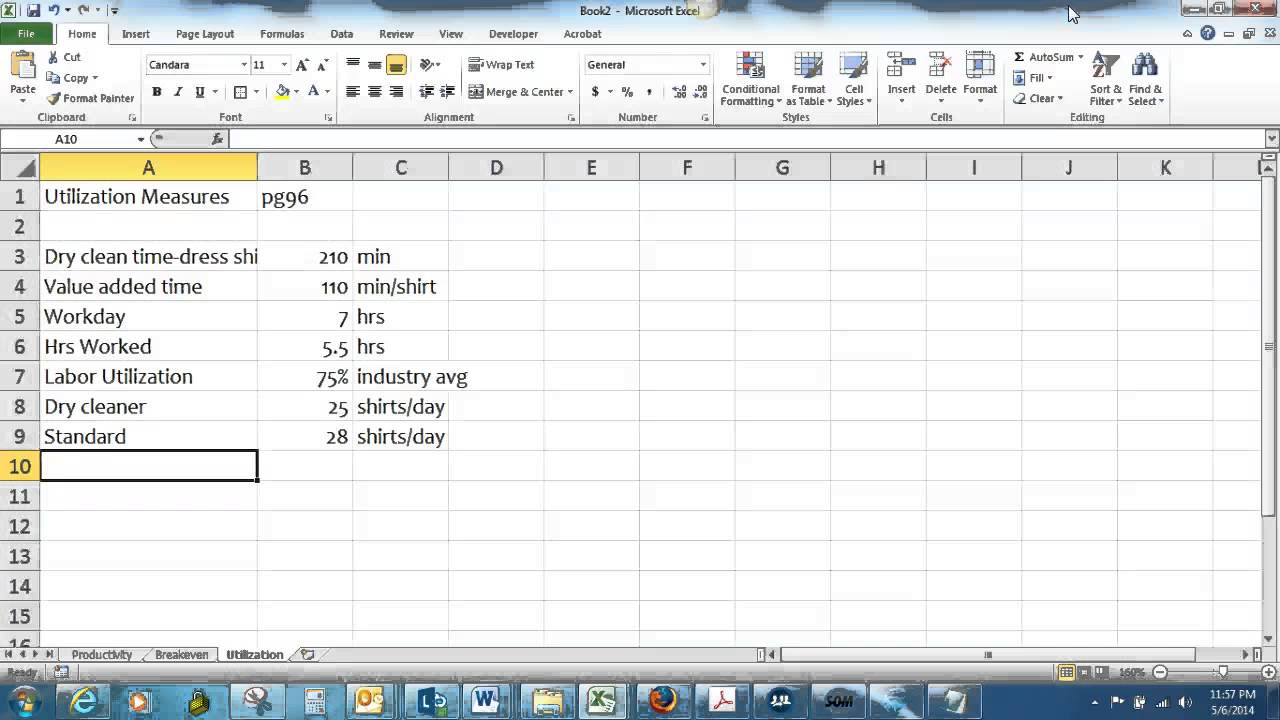Calculating Utilization Rates Youtube