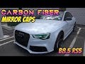 B8.5 RS5 Carbon Fiber Mirror Cap Install