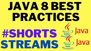 #SHORTS | JAVA 8 BEST PRACTICES STREAMS | JAVA OPTIONAL USAGE CODE EXAMPLES|CLEAN CODE| InterviewDOT