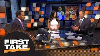 Stephen A. Smith goes with Donovan Mitchell as 2018 NBA Rookie of the Year | First Take | ESPN