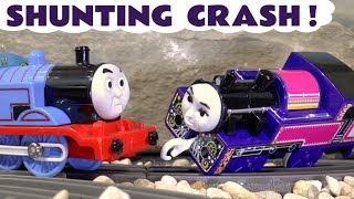 Thomas and Friends Toy Train Shunting Challenge story with Ashima