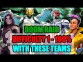 Best Raid Teams for Doom Difficulty 1 to 100% | Plus Alternatives | MSF