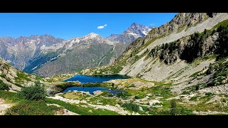 Les Ecrins : Lacs de Pétarel et de Sabeyras, col de Pétarel et de Béranne, les Oulles du Diable