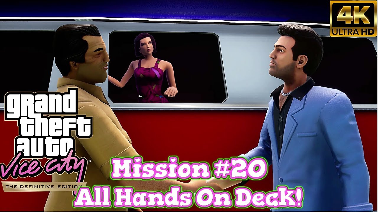 GTA Vice City Definitive Edition - Mission #20 - All Hands On Deck ...