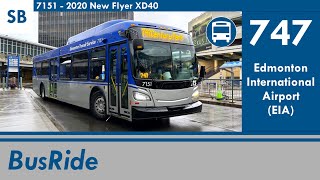 Edmonton Transit Service (ETS) 2020 New Flyer XD40 - 7151 | 747 Edmonton International Airport