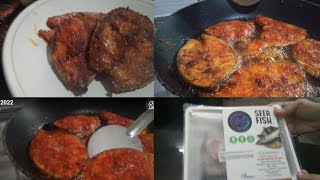 SEER FISH FRY RECIPE ||EASY FISH FRY ||സീർ ഫിഷ് പൊരിച്ചത് 😋😋||ALISHUS WORLD