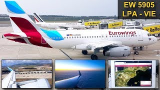 TRIP REPORT | Eurowings | GRAN CANARIA - VIENNA | Airbus A320 CEO Sharklets