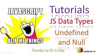 14 typeof, undefined and null Part 1 |