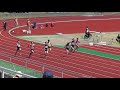 2019 大館市民陸上 一般男子 100m 決勝 tr1組