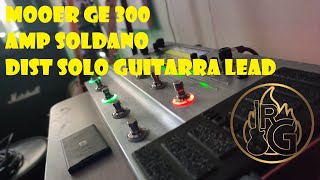 Mooer GE300 Gain Amp soldano configuración en español