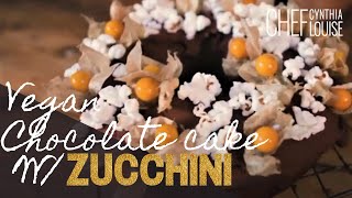 How To Make Vegan Chocolate Cake With Added Zucchini | Gluten-Free Recipe