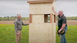 Construire une cache de chasse | Bâti comme Hugo