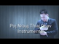 Poj Nrauj Thiaj Qhav Instrumental(+Karaoke) Tub Ham