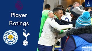 BERGWIJN SCORES FOR INCREDIBLE LATE SPURS COMEBACK!! | Leicester 2 - 3 Tottenham | Player Ratings