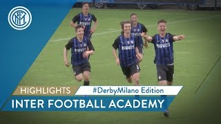 HIGHLIGHTS INTER U16 + U15 | #DERBYMILANO EDITION! Inter Football Academy