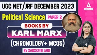 UGC NET Political Science | UGC NET Paper 2 Books by Karl Marx (Chronology+ MCQs)