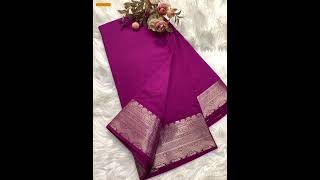 Warm silk sarees