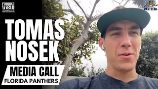 Tomas Nosek Discusses Decision to Sign With Florida Panthers in Free Agency, Florida's Cup Win