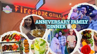 Family Dinner Night at Firestone Grill Buffet 🍽 | Anniversary Special Vlog❤️