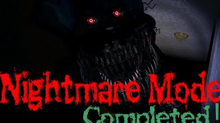 Night 7 Nightmare Mode COMPLETE | Five Nights at Freddy's 4