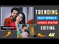 Instagram trending status editing | reels lyrics status editing || alight motion new status editing