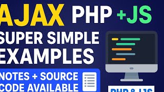 AJAX Tutorial for Beginners | Fetch Data Without Page Refresh | PHP + JavaScript Explained Clearly
