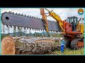 99 Extreme DANGEROUS Fastest Big Chainsaw Cutting Tree Machines At Another Level