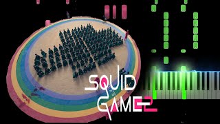 Five People Game OST - Squid Game 2 | Six Legged Pentathlon (Piano Tutorial)