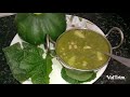 ಕುಂಬಳ ಸೊಪ್ಪಿನ ಮಸಪ್ಪು ಸಾಂಬಾರ್ pumpkin leaves sambar