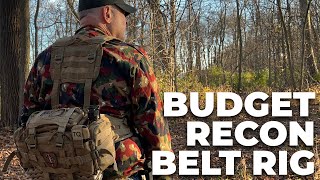 Budget Recon Belt Rig for Scouting and Survival - LBE