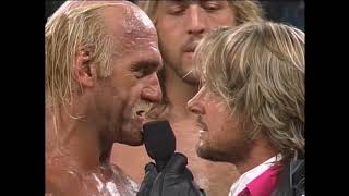 Footage of Rowdy Roddy Piper's WCW debut @ Halloween Havoc 1996. Piper confronts Hollywood Hogan!