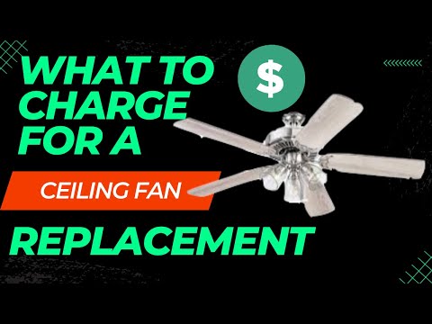 How much does Lowes charge for ceiling fan installation?