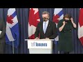 announcement by mayor tory february 25 2022