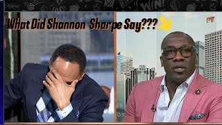 Stephen A. Smith and Shannon Sharpe Argue About Food