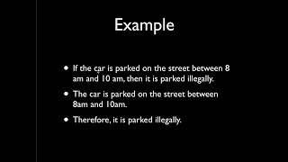 Common Deductive Argument Forms