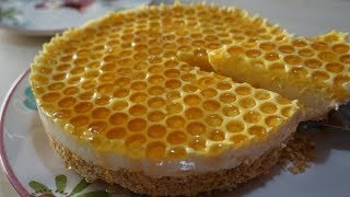 ชีสเค้กรังผึ้ง  Bal Peteği Cheesecake HoneyComb Cheesecake