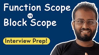 JavaScript Scope Explained: Function vs Block - Interview Questions Series Ep 2