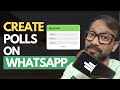 How to Create Polls on WhatsApp – Quick & Easy! 📊✅