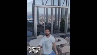 Someone Flew a drone up to Drake's penthouse in sydney watch to see what he was doing #viralvideo