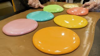 단짠단짠계 끝판왕! 무지개 누가크래커 만들기 taiwanese best dessert! making rainbow nougat crackers - korean street food