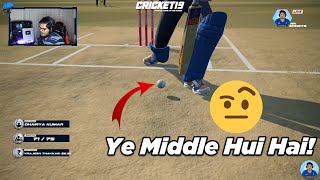 Middled Edge 😆 Ft. Bhutiya Game - Cricket 19 - RahulRKGamer #Shorts